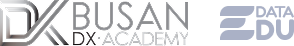 BUSAN DX ACADEMY, 데이터에듀 로고