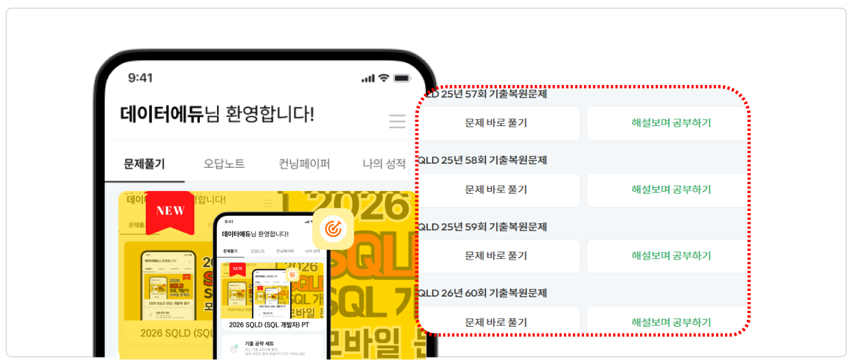 SQLD 마스터 세트 이미지